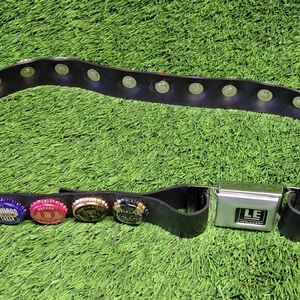 Vintage Little Earth Bottle Cap Unique Seat Belt Accessory Y2K Medium
